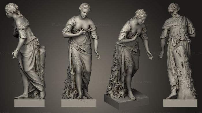 Статуи античные и исторические (Амити, STKA_0726) 3D модель для ЧПУ станка